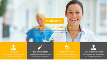 Hastane ve Medikal Web Sitesi